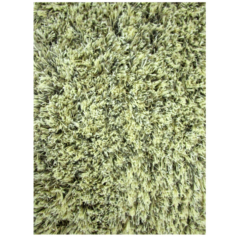 Latitude Run® Kaius Shag Wool Cream/Gray Area Rug Wayfair